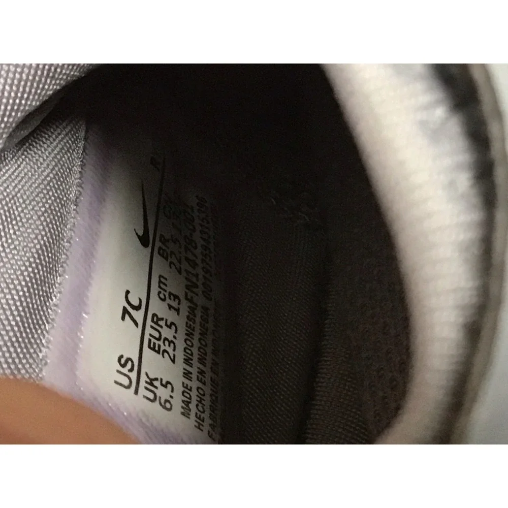 Nike Flex Runner 3 (TD) Gray/White FN1478-001 Baby Size 7C Toddler Sneakers